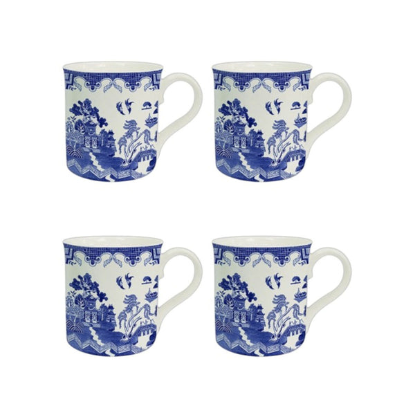 Nostalgic Ceramics Blue Willow Mugs 240ml (Set of 4) | Minimax