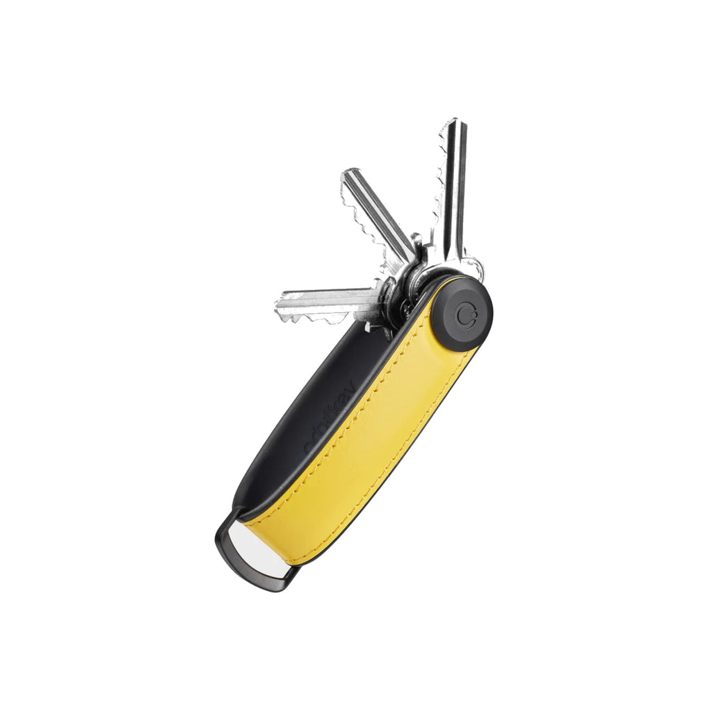 OrbitKey Hybrid Leather Solar Yellow | Minimax