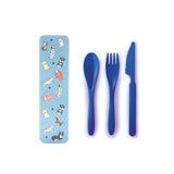 IS Gift 'The Dog' Wheat Straw Cutlery Set | Minimax