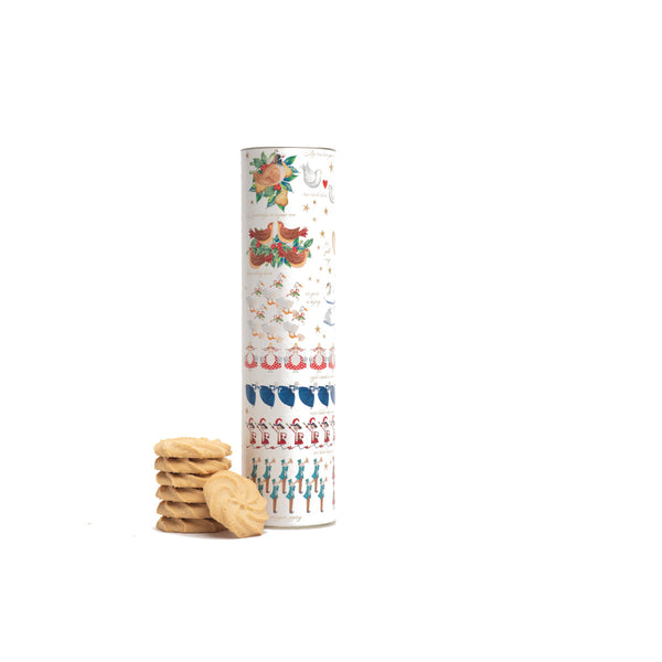 Farmhouse Biscuits 12 Days of Christmas Giant Tube 300g | Minimax