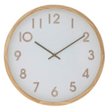 Amalfi Leonard Wall Clock Natural/White 41.5x41.5x5.5cm