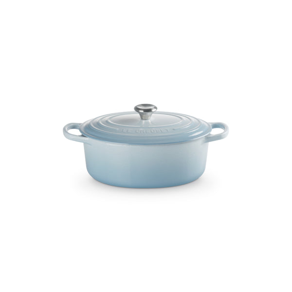 Le Creuset Siganture Oval Casserole Coastal Blue 25cm | Minimax