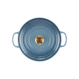 Le Creuset Cast Iron Round Casserole Chambray 28cm | Minimax