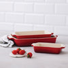 Le Creuset Heritage Rectangular Dish Set Cerise 3 Piece | Minimax