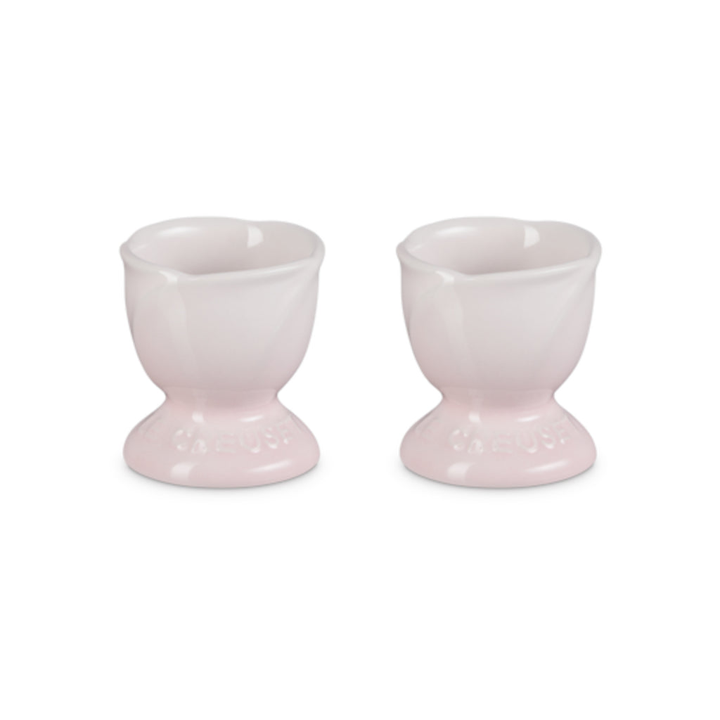 Le Creuset Jardin Stoneware Egg Cups Shell Pink Set of 2 | Minimax
