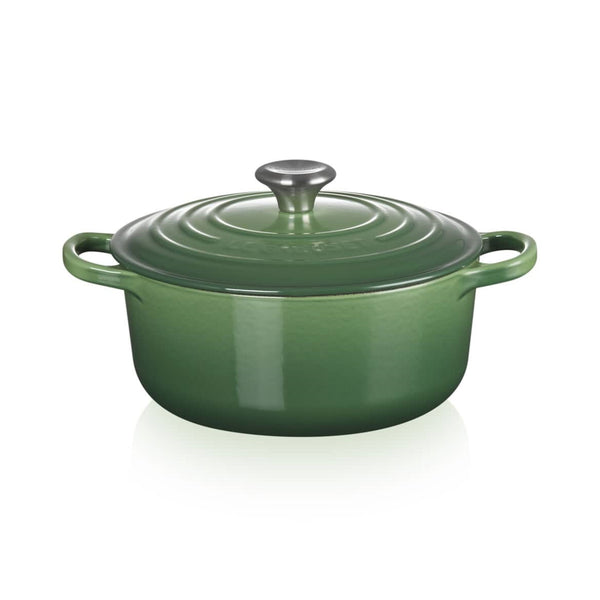 Le Creuset Signature Cast Iron Round Casserole Bamboo Green 28cm (6.7L) | Minimax