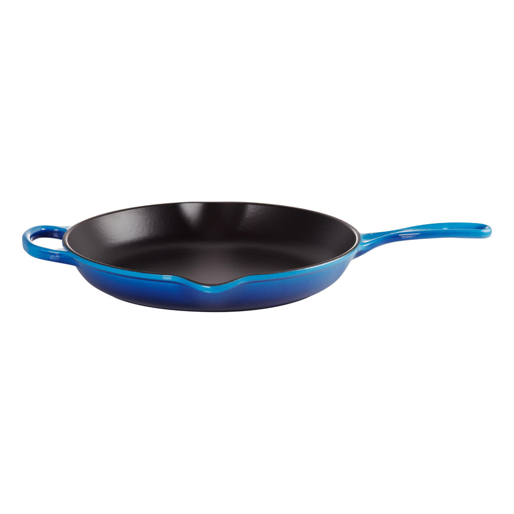 Le Creuset Signature Cast Iron Round Skillet Azure 30cm | Minimax