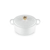 Le Creuset Signature Noel Round Casserole Cotton 24cm (4.2L) | Minimax