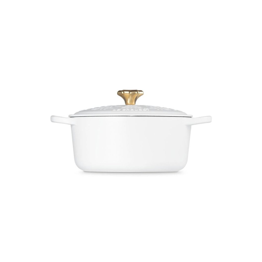 Le Creuset Signature Noel Round Casserole Cotton 24cm (4.2L) | Minimax