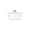 Le Creuset Signature Noel Round Casserole Cotton 24cm (4.2L) | Minimax