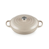 Le Creuset Signature Shallow Casserole Brioche 30cm | Minimax