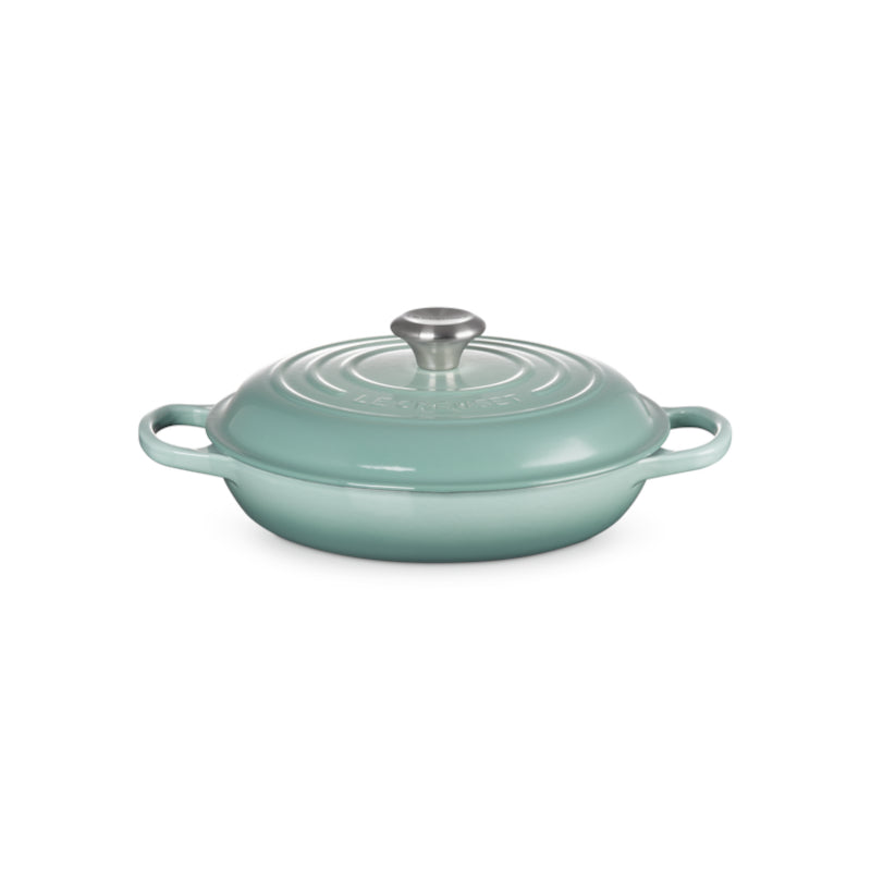 Le Creuset Signature Shallow Casserole Sage 26cm | Minimax