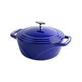 Lodge USA Enamel Round Casserole Blue 4.25L | Minimax