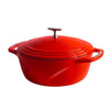 Lodge USA Enamel Round Casserole Red 5.6L | Minimax