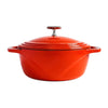 Lodge USA Enamel Round Casserole Red 5.6L | Minimax