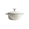 Lodge USA Enamel Round Casserole White 4.25L | Minimax