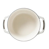 Lodge USA Enamel Round Casserole White 5.6L | Minimax