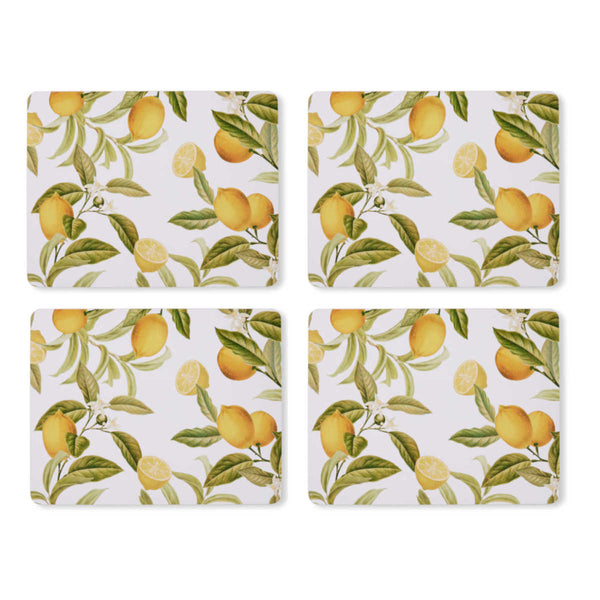 Madras Link Citrus Rectangle Placemat Set of 4 | Minimax