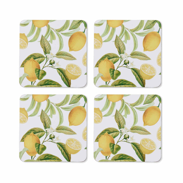 Madras Link Citrus Square Coaster Set of 4 | Minimax