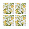 Madras Link Citrus Square Coaster Set of 4 | Minimax