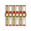 Caspari Holly and Berry Wreath Celebration Crackers (Set of 6) | Minimax