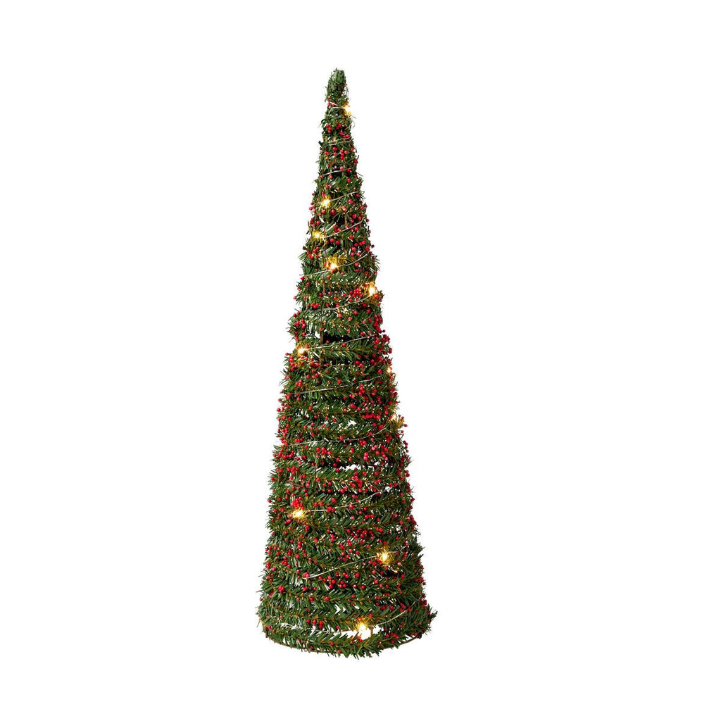 Made for Minimax LED Conical Pine Berry Tree Red 14cm x 50cm | Minimax