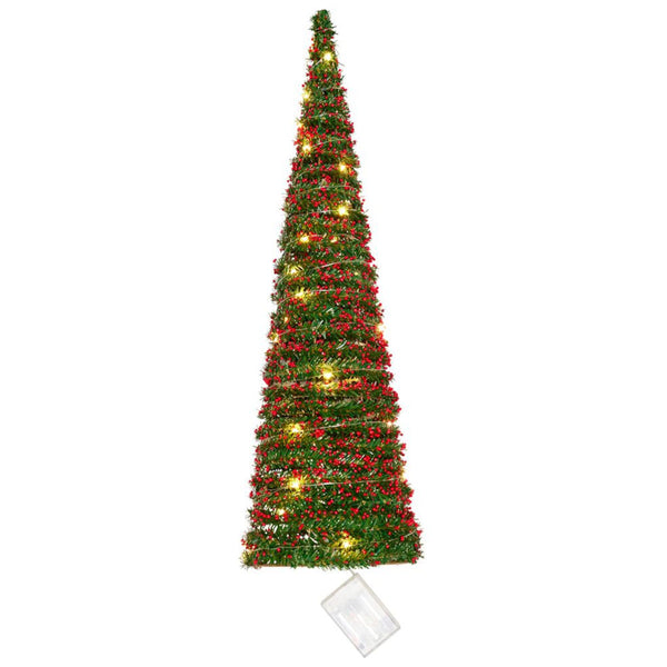 Made for Minimax LED Conical Pine Berry Tree Red 16cm x 60cm | Minimax