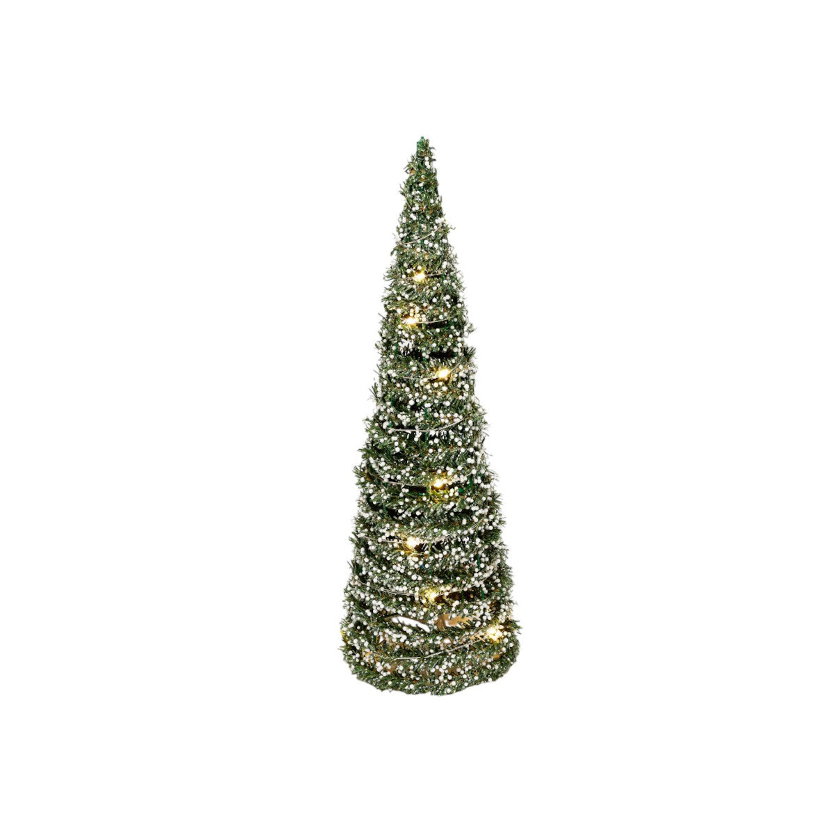 Made for Minimax LED Conical Pine Berry Tree White 12cm x 40cm | Minimax