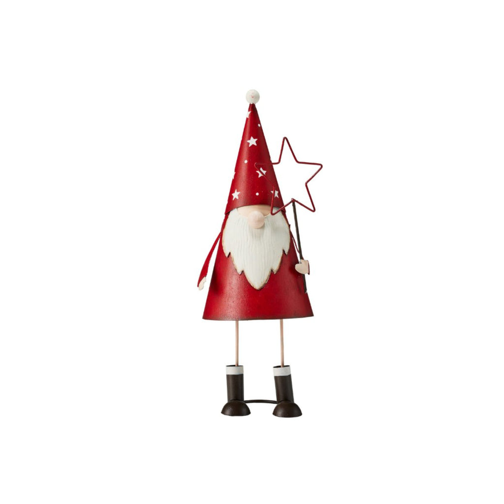 Made for Minimax Metal Santa with Star Wand Red 30cm | Minimax