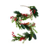 Made for Minimax Mix Leaf Berry Garland Red 180cm | Minimax