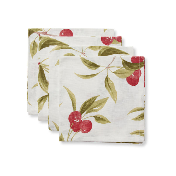 Madras Link Cherry Napkin Set of 4 | Minimax