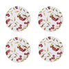 Madras Link Cherry Round Placemat Set of 4 | Minimax