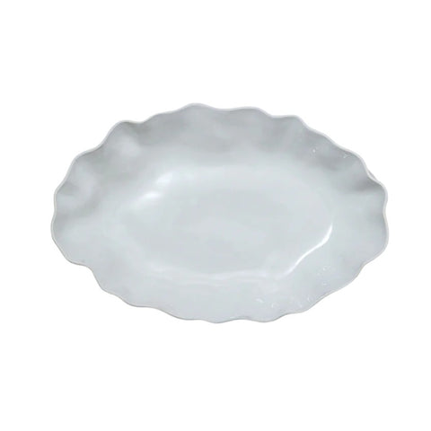 
  
	
    
	
    Marmoset Found Rectangle Ruffle Platter Snow Extra Large