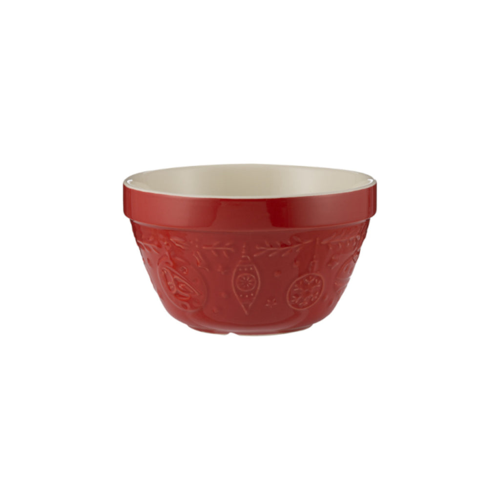 Mason Cash Merry & Bright Pudding Basin Red 16cm (900ml) | Minimax