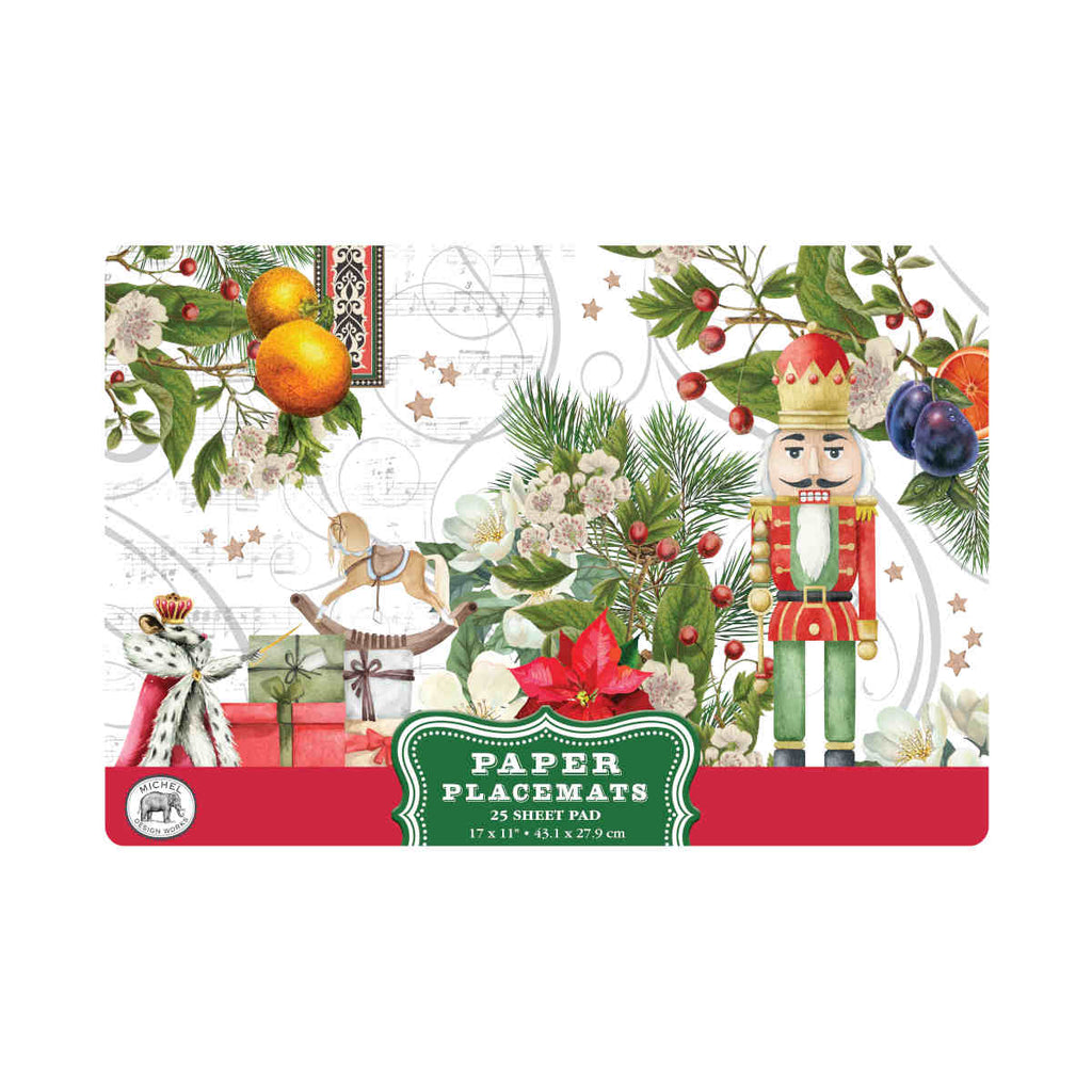 Michel Design Works Paper Placemats Nutcracker Suite Pack of 25 | Minimax