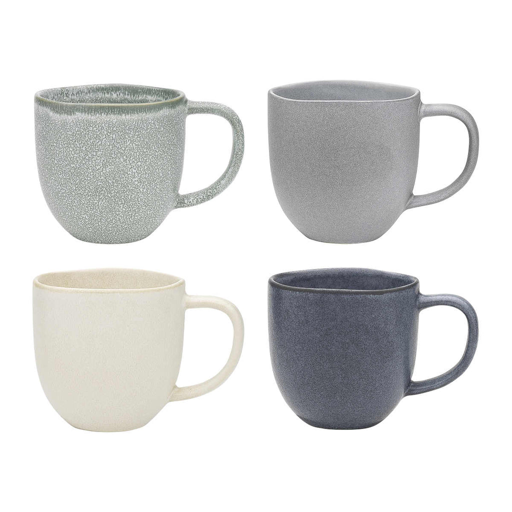 Ecology Dwell Mug Linen Ocean300ml (Set of 4) | Minimax