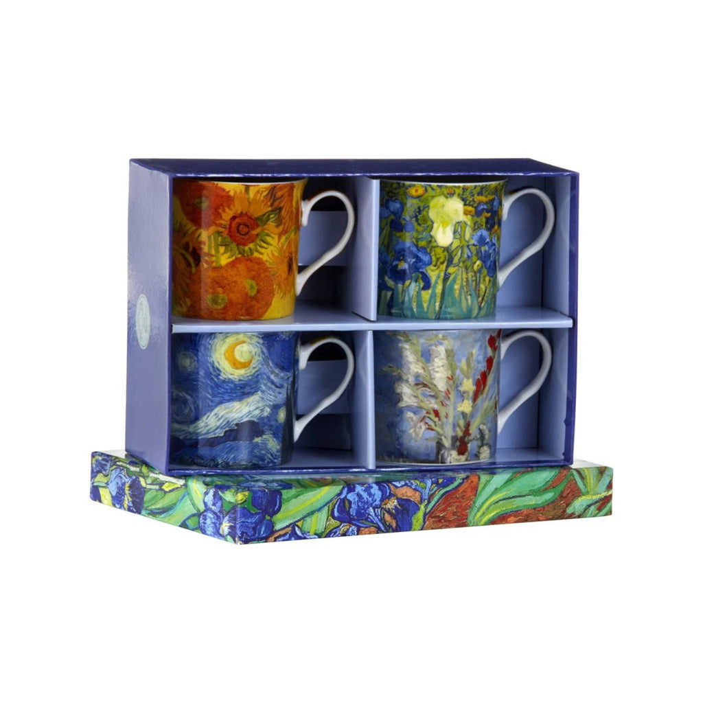 Nostalgic Ceramics Van Gogh Mugs 240ml (Set of 4) | Minimax