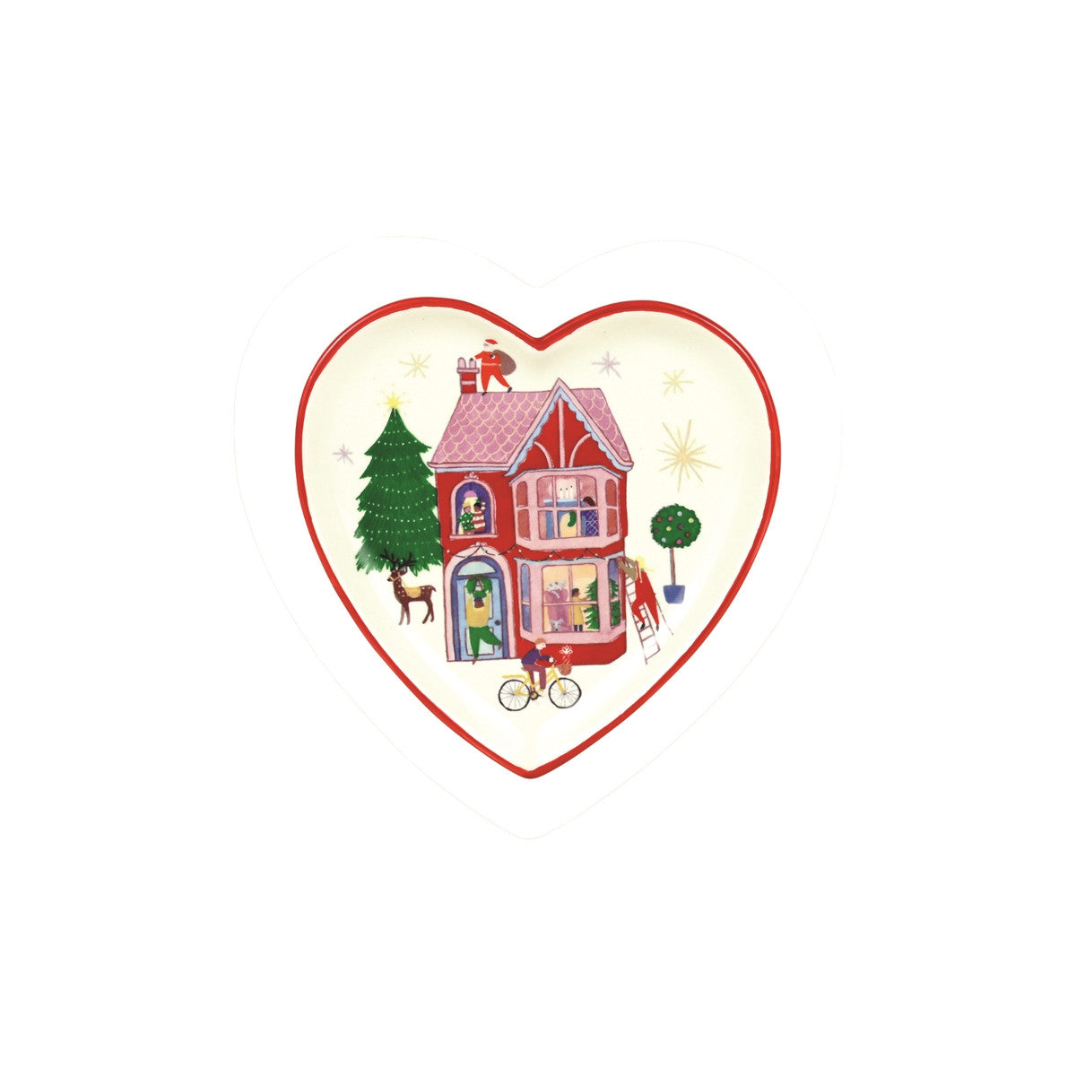 Porto Night Before House Heart House Plate 14cm | Minimax