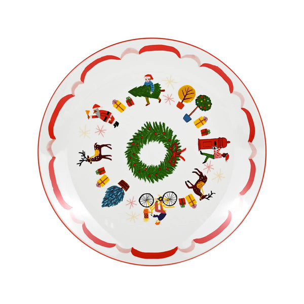 Porto Night Before Round Serving Plate 30cm | Minimax