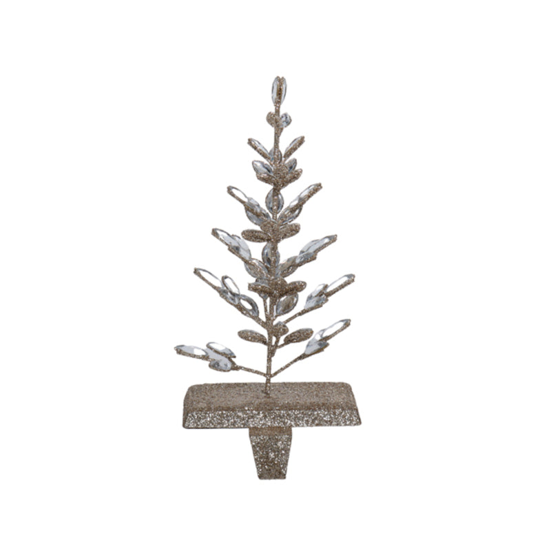 Pure Christmas Jewel Tree Stocking Holder Champagne | Minimax