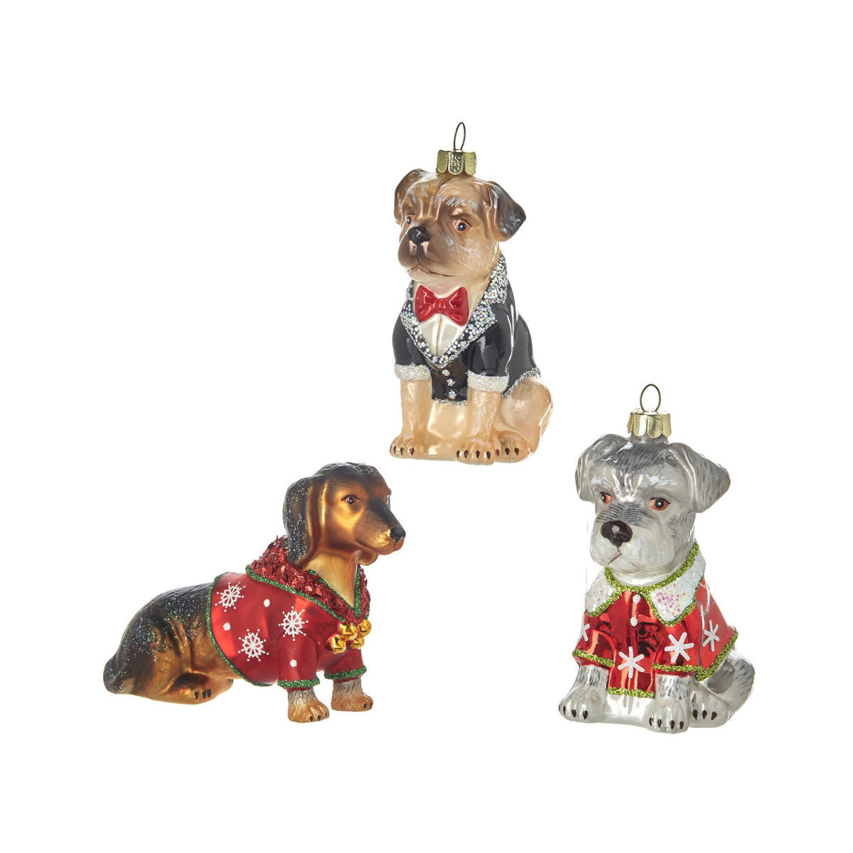 RAZ Dog in Suit Ornament 11cm | Minimax