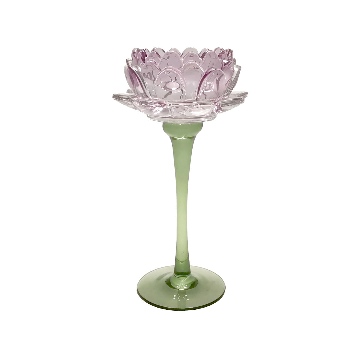 Figgins Stemmed Flower Votive Lilac 22cm | Minimax