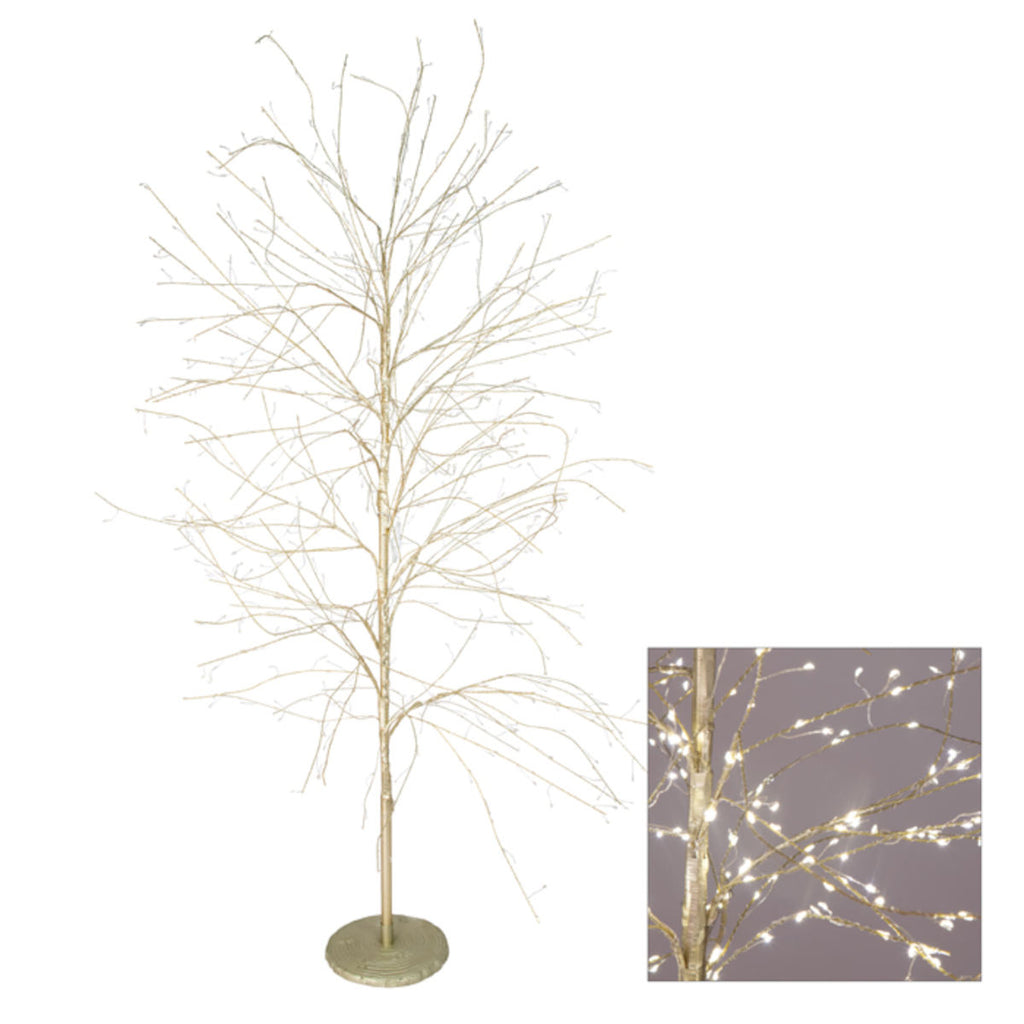 Pure Christmas Stockholm 1500 LED Christmas Tree Champagne 180cm | Minimax