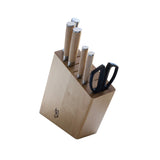 SHUN Classic Birch Knife Block Set White 7 Piece | Minimax