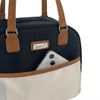 Sachi Cali Lunch Bag Black/Cream | Minimax