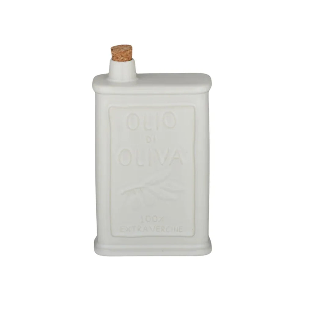 Olio Ceramic Oil Bottle Ivory 18cm | Minimax