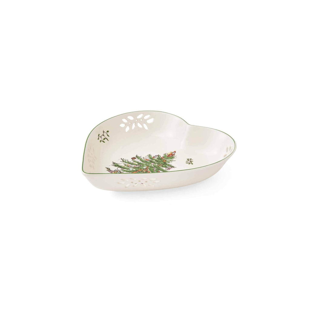 Spode Christmas Tree Heart Dish 18cm | Minimax