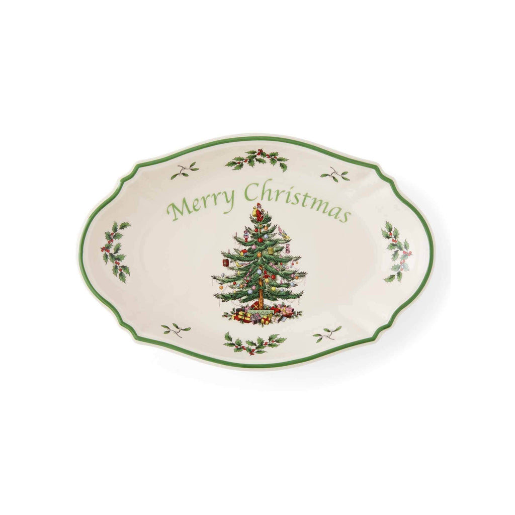 Spode Christmas Tree Merry Christmas Tray 28cm | Minimax