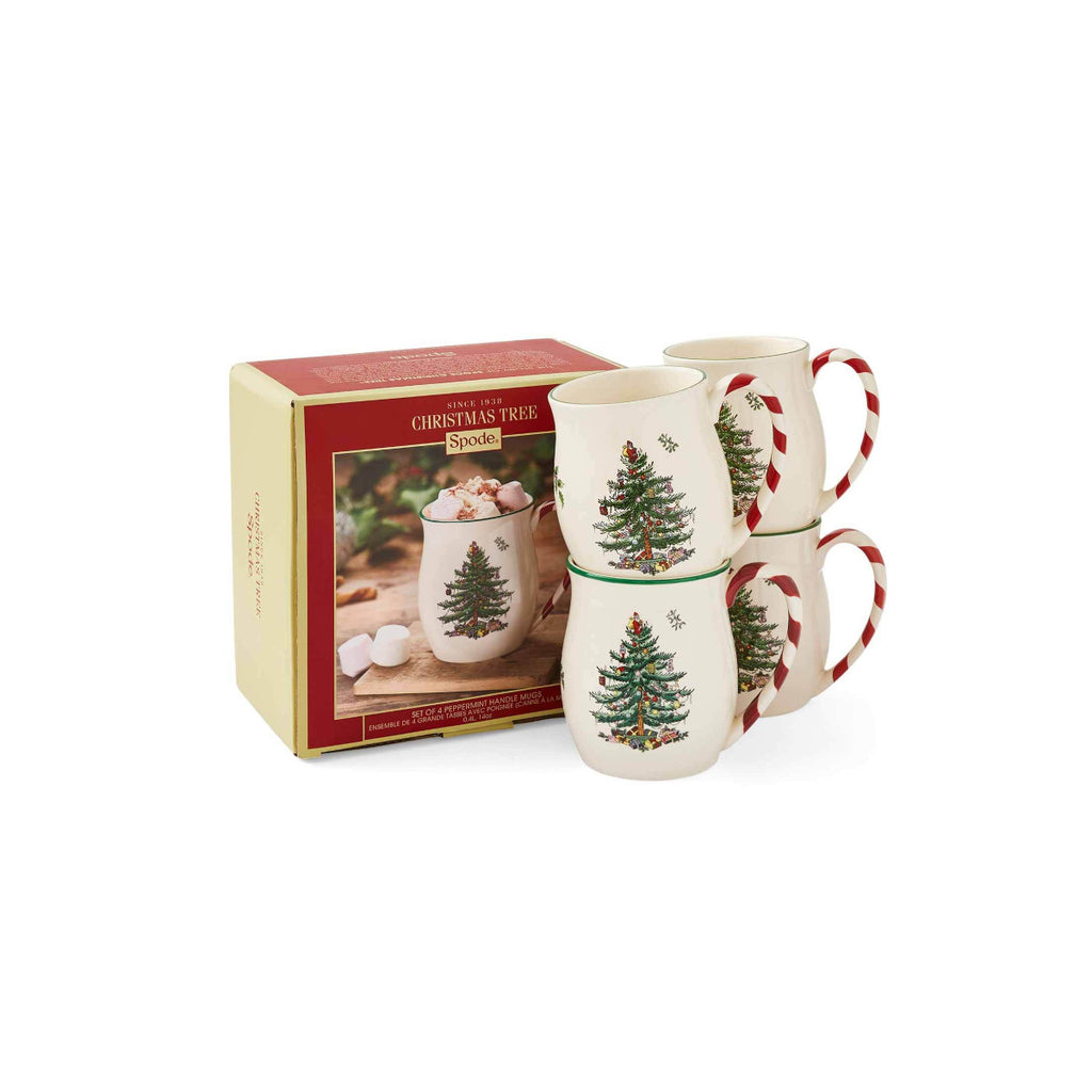 Spode Christmas Tree Mug With Peppermint Handle 398ml | Minimax