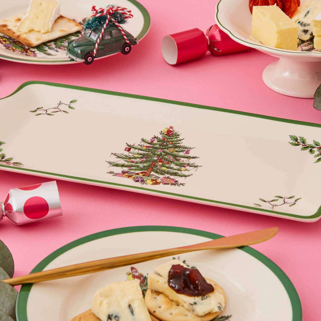 Spode Christmas Tree Sandwich Tray 34cm | Minimax